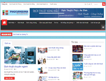 Tablet Screenshot of congtydichthuat.com